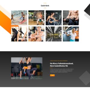 FITNESS - EDZŐTEREM | WEBOLDAL KÉSZÍTÉS
