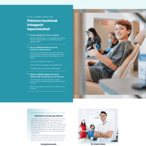 FOGÁSZAT, ORVOSI RENDELŐK ÉS EGÉSZSÉGÜGYI SZOLGÁLTATÓK | WEBOLDAL KÉSZÍTÉS